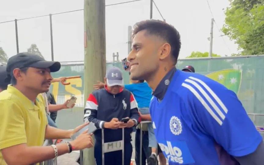 Suryakumar Yadav wins hearts with charming selfie gesture for fan in Australia